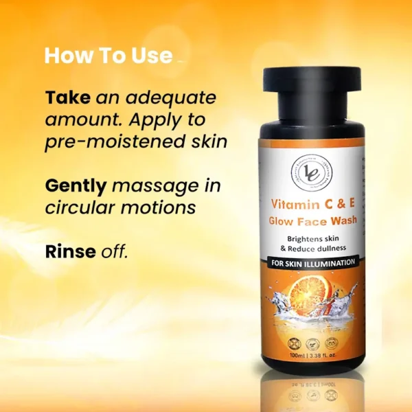 Vitamin C & E Glow Face Wash - Image 2